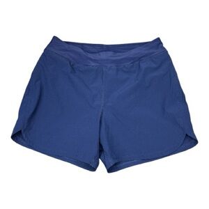 Lands' End Women’s Navy Quick Dry Elastic Waist Swim Cover up Shorts Size M NWT